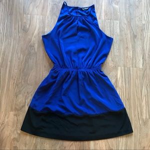 Express Dress Blue and Black, Size M